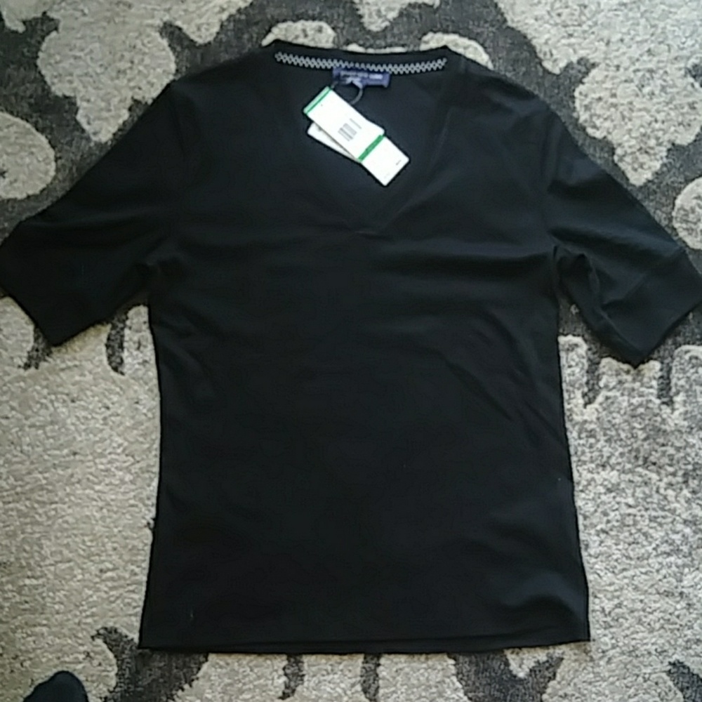 Stylish V neck top